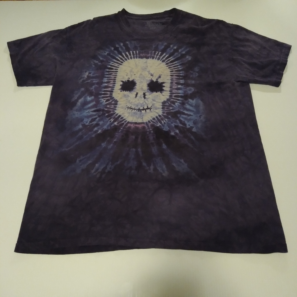The Mountain Skull Tie - Dye Shirt Sz XL